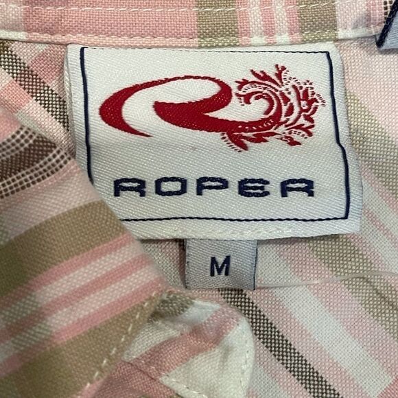 Roper Plaid Western Button Down Shirt - Picture 4 of 5